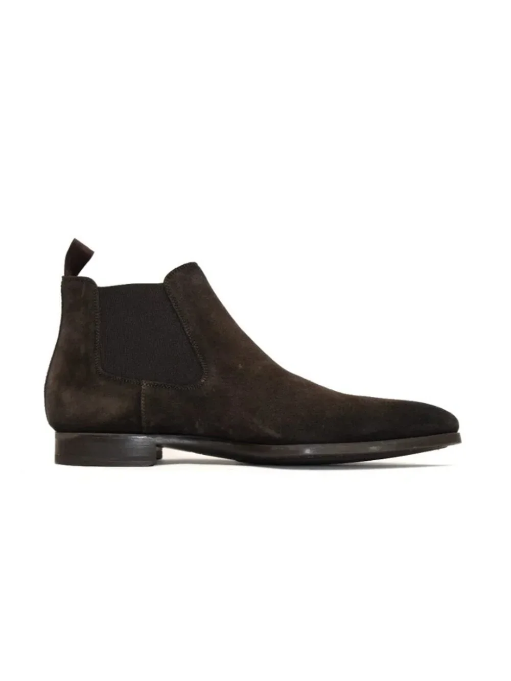 Share New! Magnanni Shaw Chelsea Boots 20109 Brown Chocolate Suede US 11 M DD466